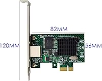 Vista 6 de PCIe Gigabit Ethernet Server Adapter with Broadcom NetXtreme BCM5751 10/100/1000Mbps Gigabit Desktop PCI-E Network Card NIC