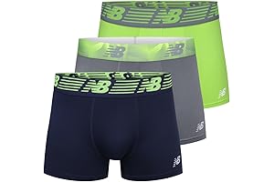 Men's Premium Performance Short Leg Boxer Briefs 3-Pack