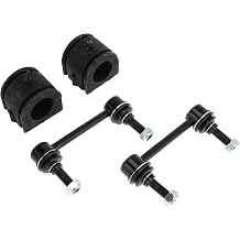 Front Stabilizer Bar Links with 2 Pcs Bushing for Hummer H3 2006-2010 for Hummer H3T 2009-2010 Sway Bar Link Kits No.K750185/K201407 1 Set