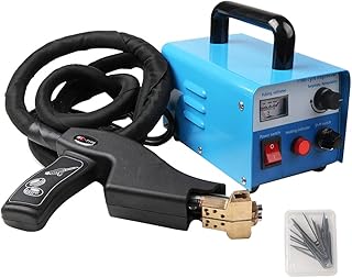 CALISTOUK Tire Groover Machine Tyre Grooving Tool Tire Regrooving Iron Cutter Kit 400W 110V with 20 pcs Cutting Blades for Rubber and Tires