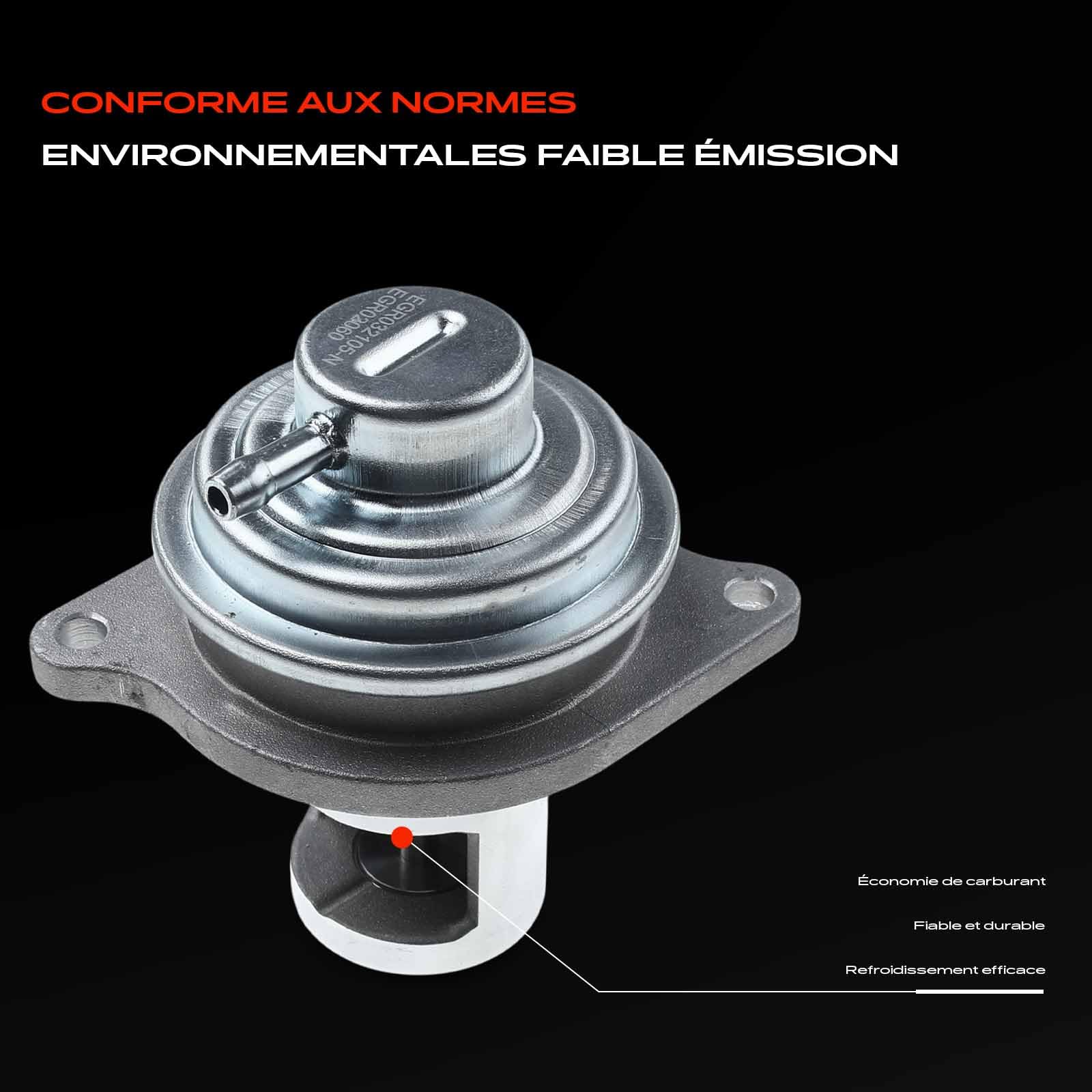 Frankberg Vanne EGR avec joint 6401402060 | Compatible avec: Classe B W245, Classe A W169