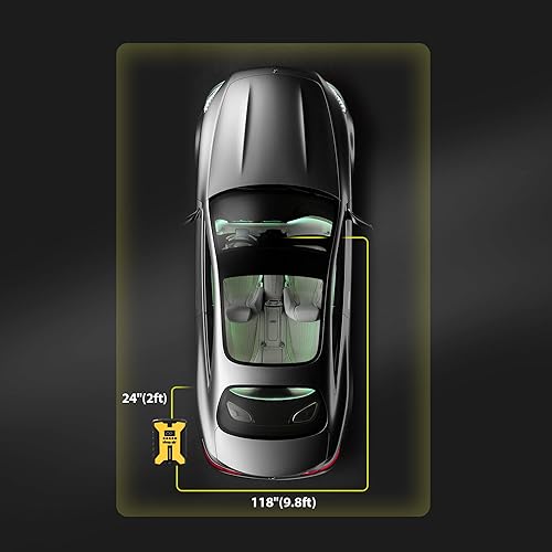 Miniatura 4 de Compresor de aire portátil de 150 PSI, bomba de bicicleta, bomba de aire eléctrica de 12 V CC para neumáticos de automóvil y bicicletas, luz LED