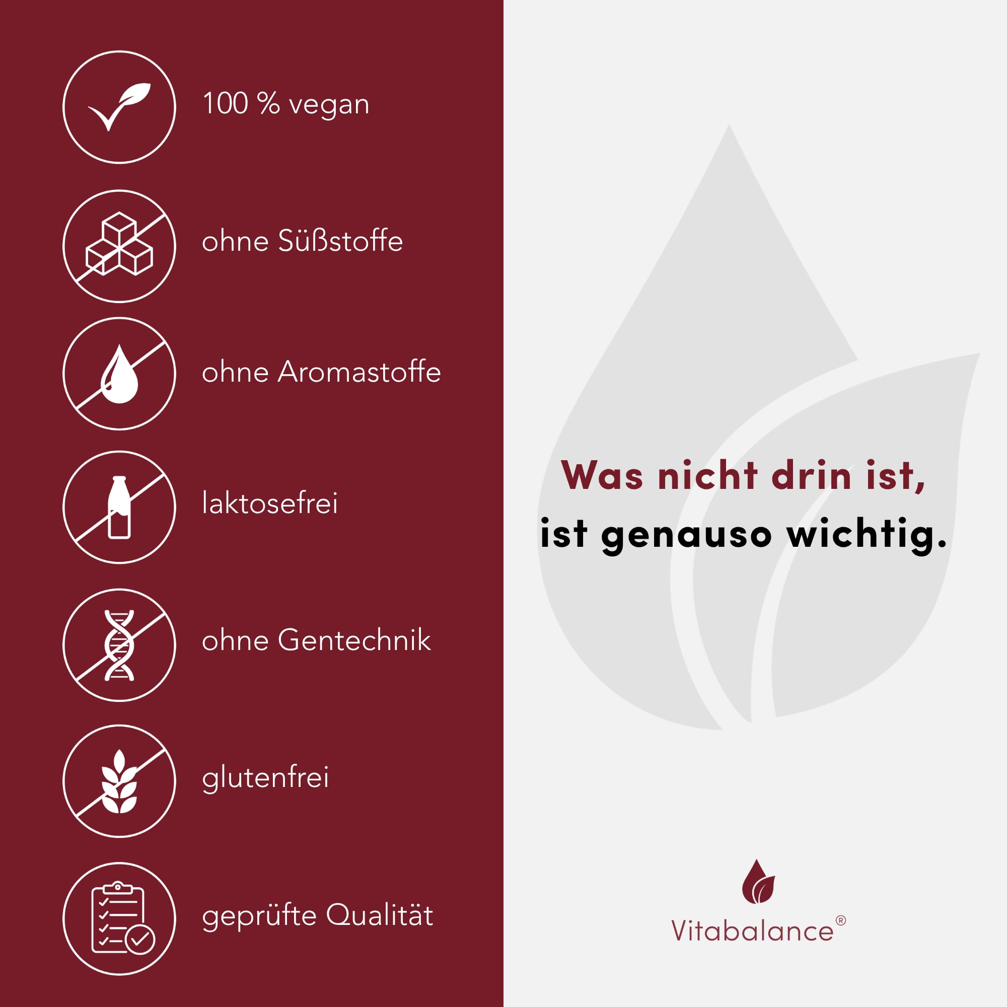 Vitabalance® Mikronährstoffkonzentrat 500 ml – 128 Zutaten inkl. fermentiertem Obst und Gemüse – für die tägliche Nährstoffversorgung von Familie & Kindern ab 3 Jahren | Vegan | 1-Monats-Vorrat