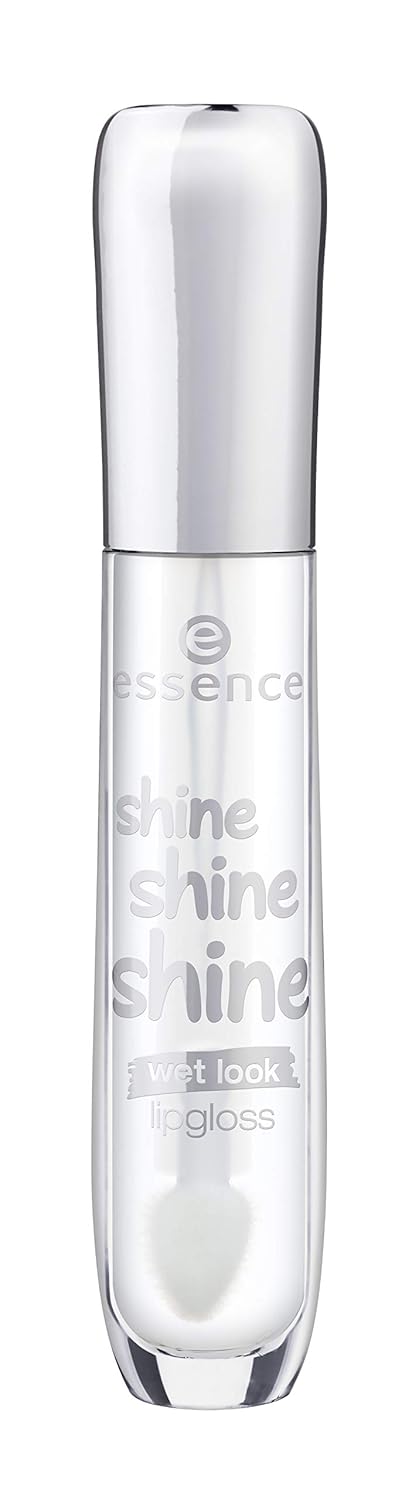 essence | 3-Pack Shine Shine Shine Lipgloss, Clear | High-Shine, Lightweight & Moisturizing Vegan Formula | Gluten Free & Paraben Free | Cruelty Free : Beauty & Personal Care