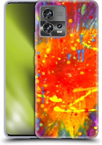 Head Case Designs Officially Licensed Suzan Lind Power of Love Colours & Patterns Soft Gel Case Compatible with Motorola Moto Edge 30 Fusion