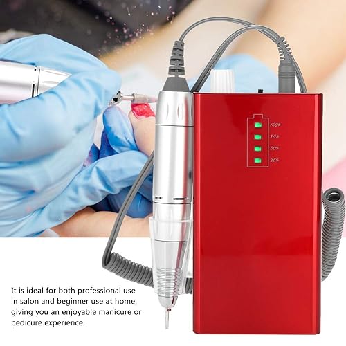 Miniatura 5 de Perforadora de uñas, portátil recargable de 30000 RPM, máquina de manicura y pedicura inalámbrica para uñas de gel acrílico, manicurapedicura,