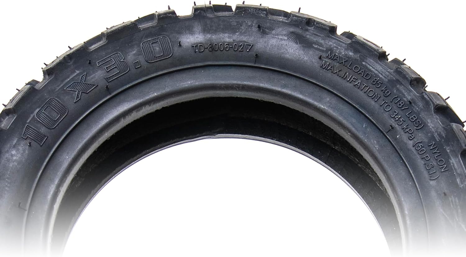 2 PCS 10x3 Tubeless Tire Off-Road Patern for Electric Scooter 6 inch Diameter Puncture resistant Anti-Slip Off Road Tire