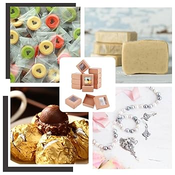 Amazon.co.jp: BENECREAT 12個セット（10x10x5cm）クラフト紙