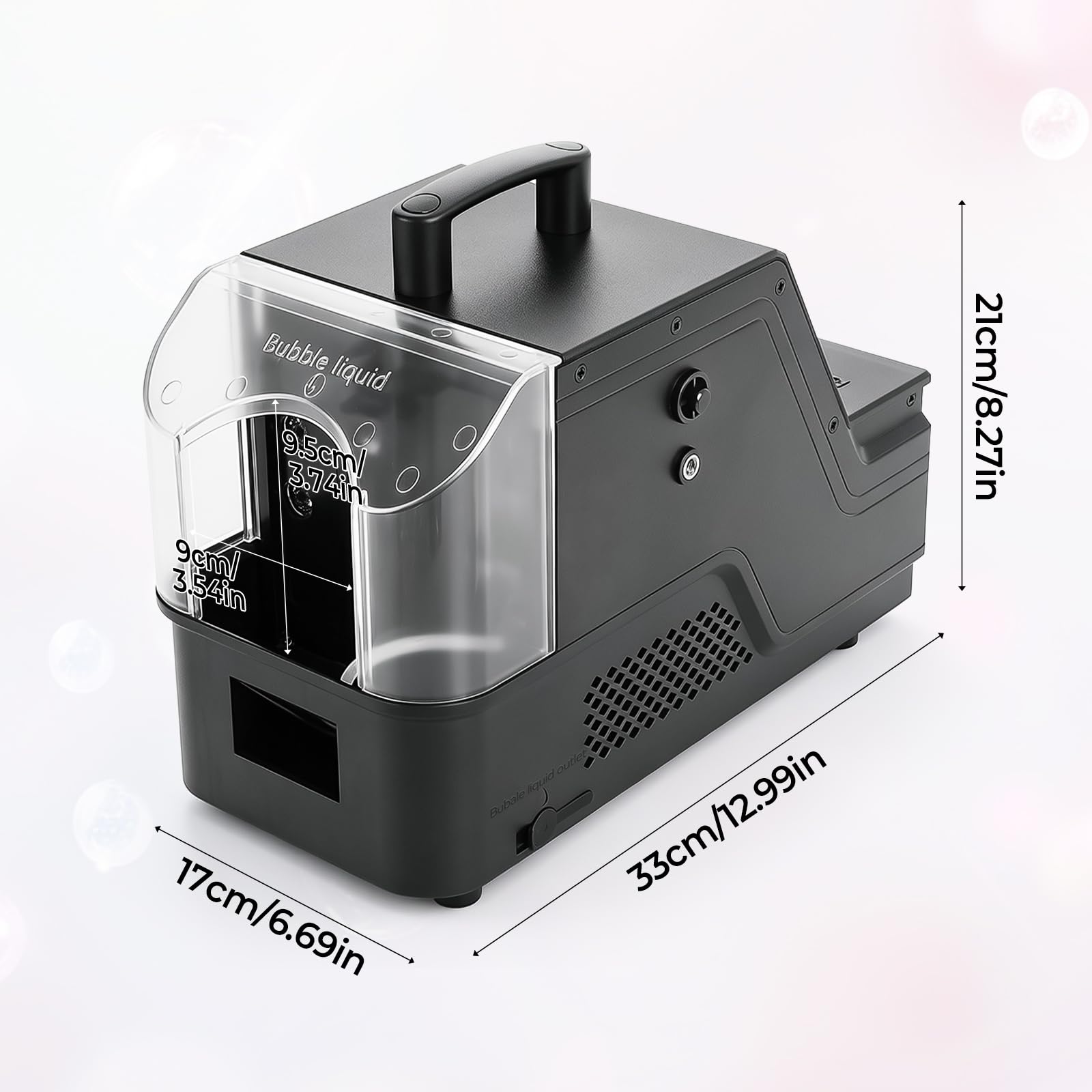 Nebelblasenmaschine Rauchmaschine 400W für Halloween Weihnachten Partys | Nebelmaschine RGB Bühnenbeleuchtung, 3 Modi und Fernbedienung für Bars Hochzeiten Außenbereich
