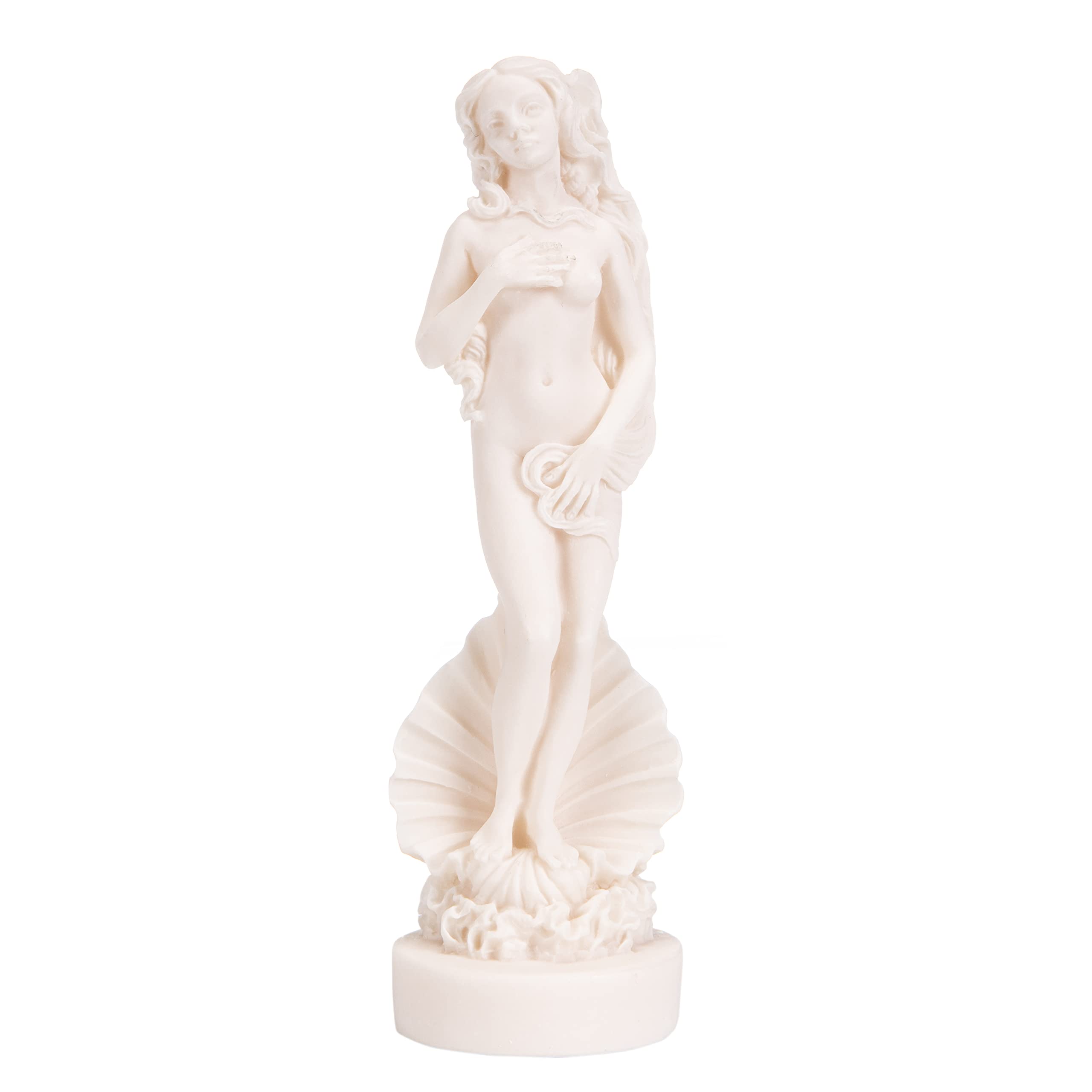 Beautifulgreekstatues White Rising Venus Aphrodite Zeus Daughter Greek Goddess Statue 6.2 Inches