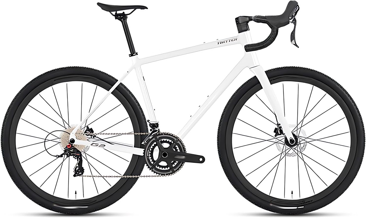 700C Road Bike Frameset with Carbon Fibre Fork 45cm 48cm 51cm 54cm Aluminum Alloy Gravel Bike Frame Disc Brake Thru Axle 12x100mm/12x142mm