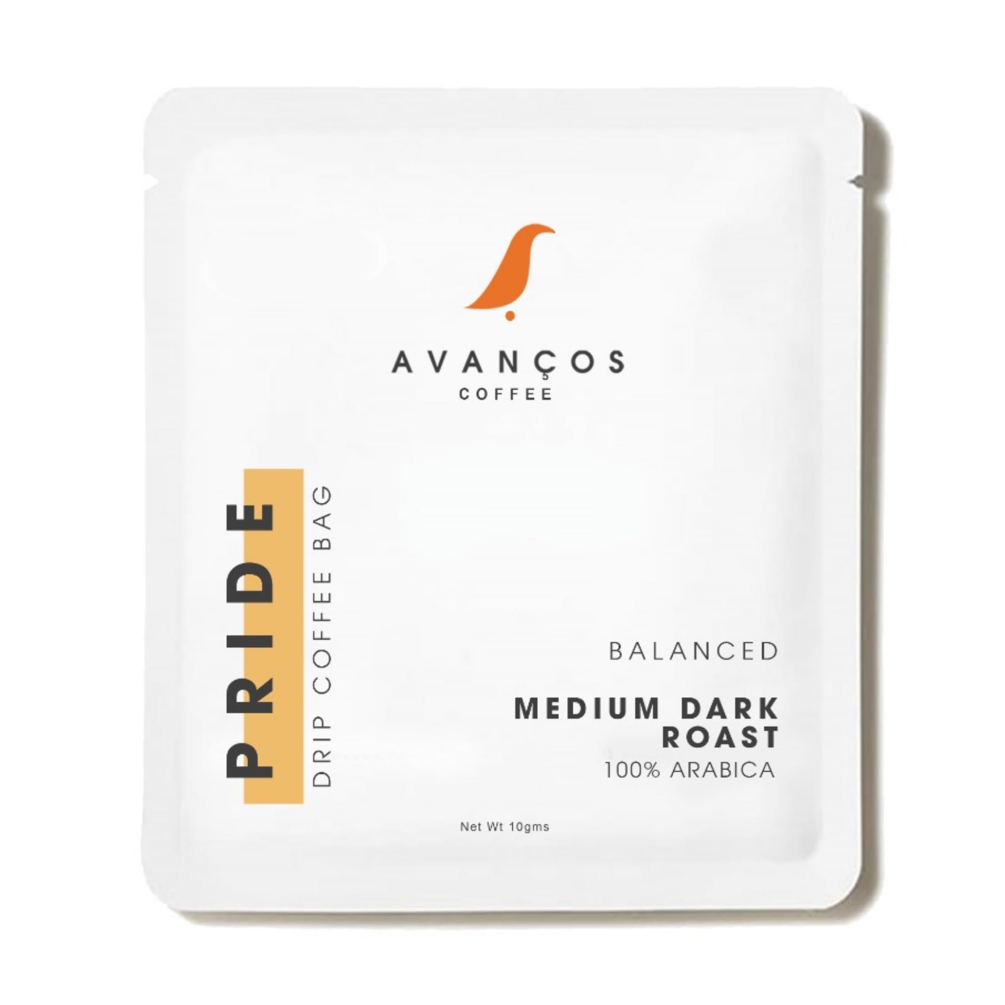 AVANÇOS COFFEE | PRIDE | Medium Roast | Easy-To-Brew Drip Bag | Pack Of 5 | Made With Specialty Grade 100% Arabica Fresh Roasted Coffee Beans | Pack Of 5