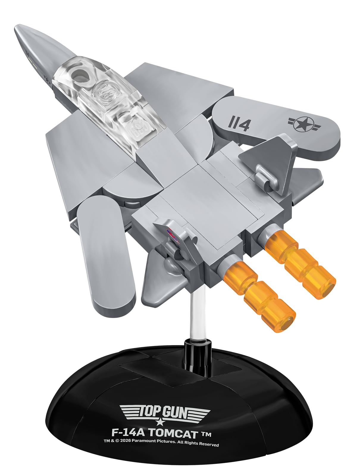 COBI-5923 Top Gun MAVERICK Grumman F-14 Tomcat Plane Building Brick Model 55pcs