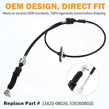 Amazon.com: 33820-08020 Automatic Transmission Shifter Cable