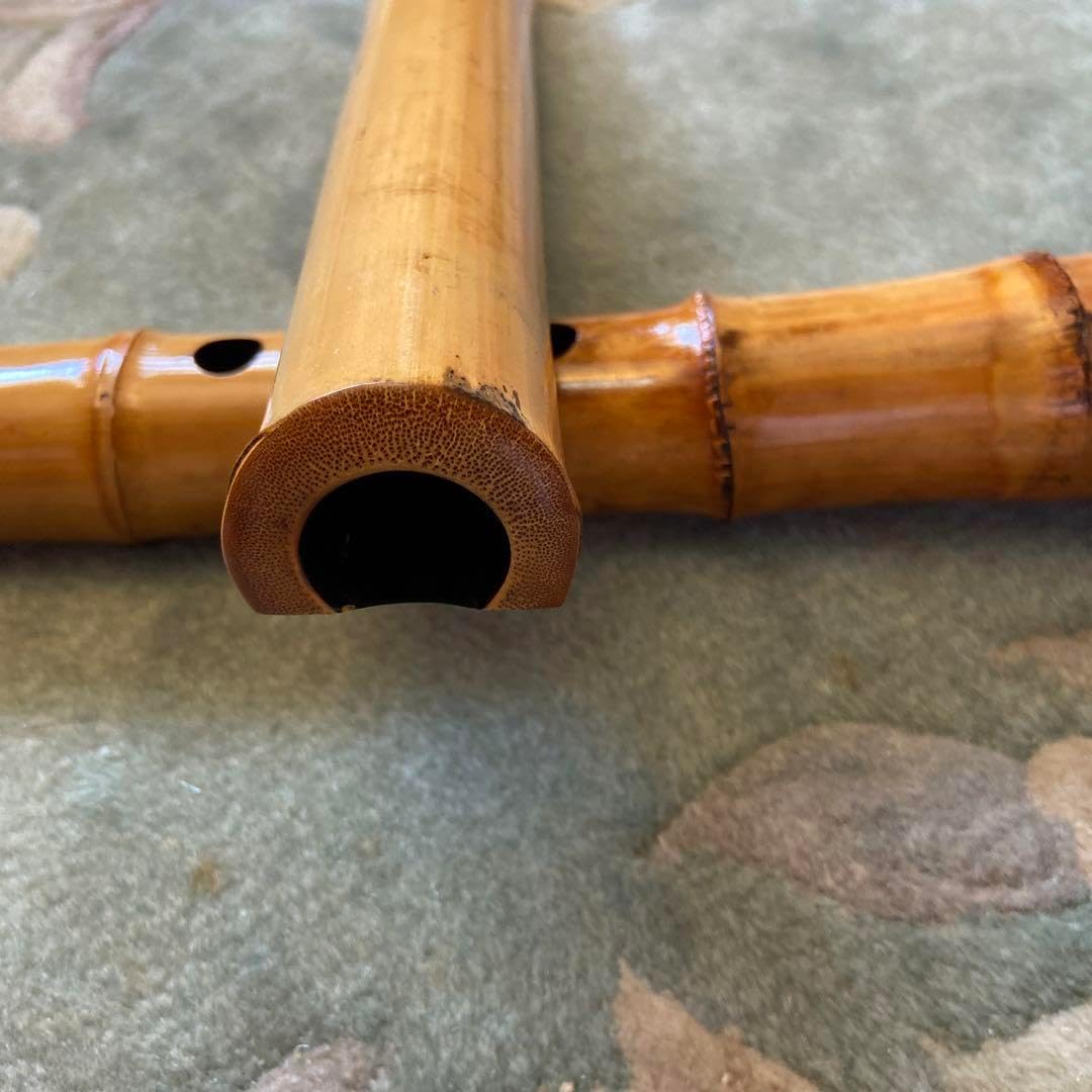 154 尺八 一尺七寸管 雪法ニ印 154 尺八 一尺七寸管 雪法ニ印 154 尺八 一