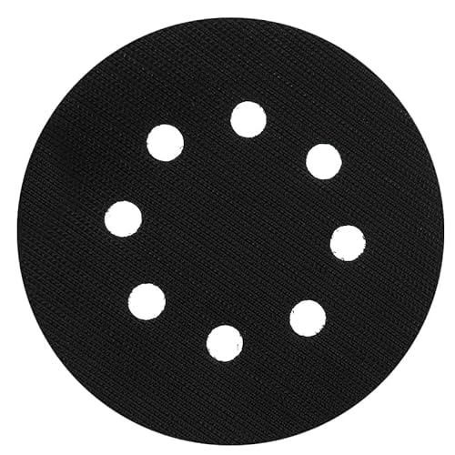 NEFLUM 2 Pack 5 Inches(125mm) 8 Holes Surface Protection Interface Pad For Sanding Pads Hook Loop Sanding Discs Sponge