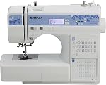 Brother CS7205 Machine informatisée, 150 Des points de repère construits, 1 Police, Table large, 11 Pieds à coudre, blanc