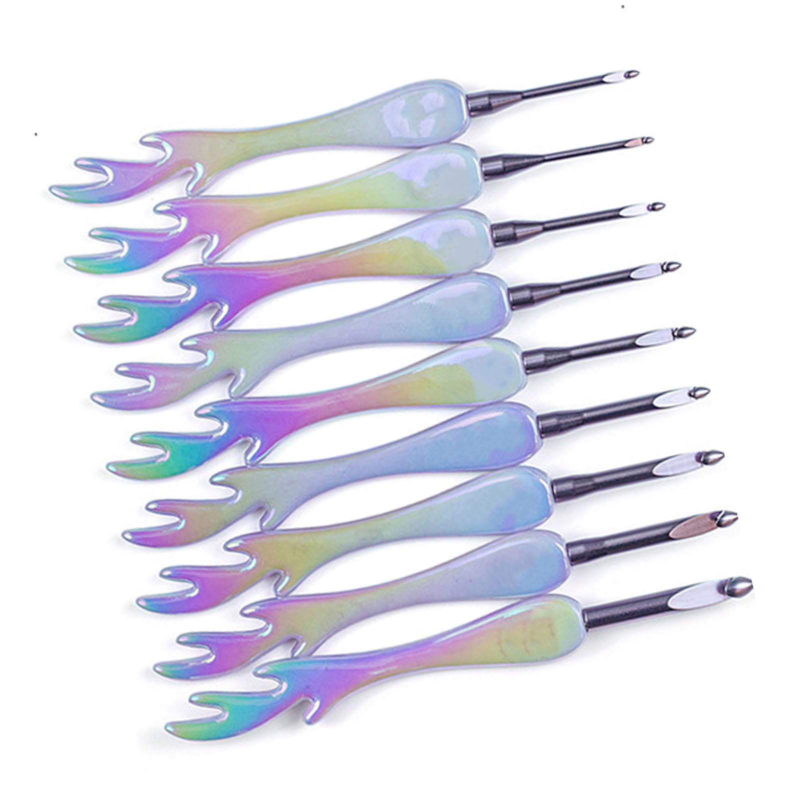 LUCKGONI Acrylic Crochet Hook With Large Ergonomic Handle For Comfortable Knitting And Crafting Projects