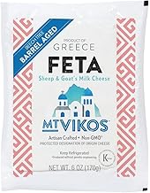 Mt Vikos Barrel Aged Feta Cheese, 6 Ounce - 6 per case.