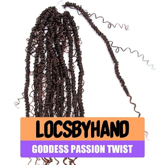 Boho Crochet Passion Twist Hair Pre looped 10 Inch 8 Packs, T30