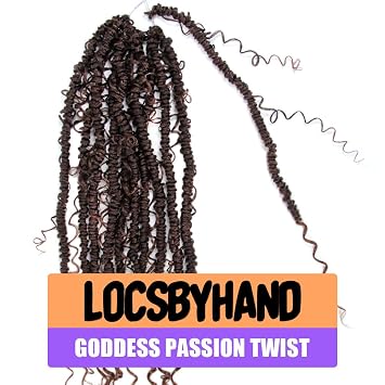 Boho Crochet Passion Twist Hair Pre looped 10 Inch 8 Packs, T30