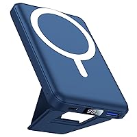 AOGUERBE Power Bank per iphone, 10000mAh per Magsafe Powerbank Magnetico Caricabatterie