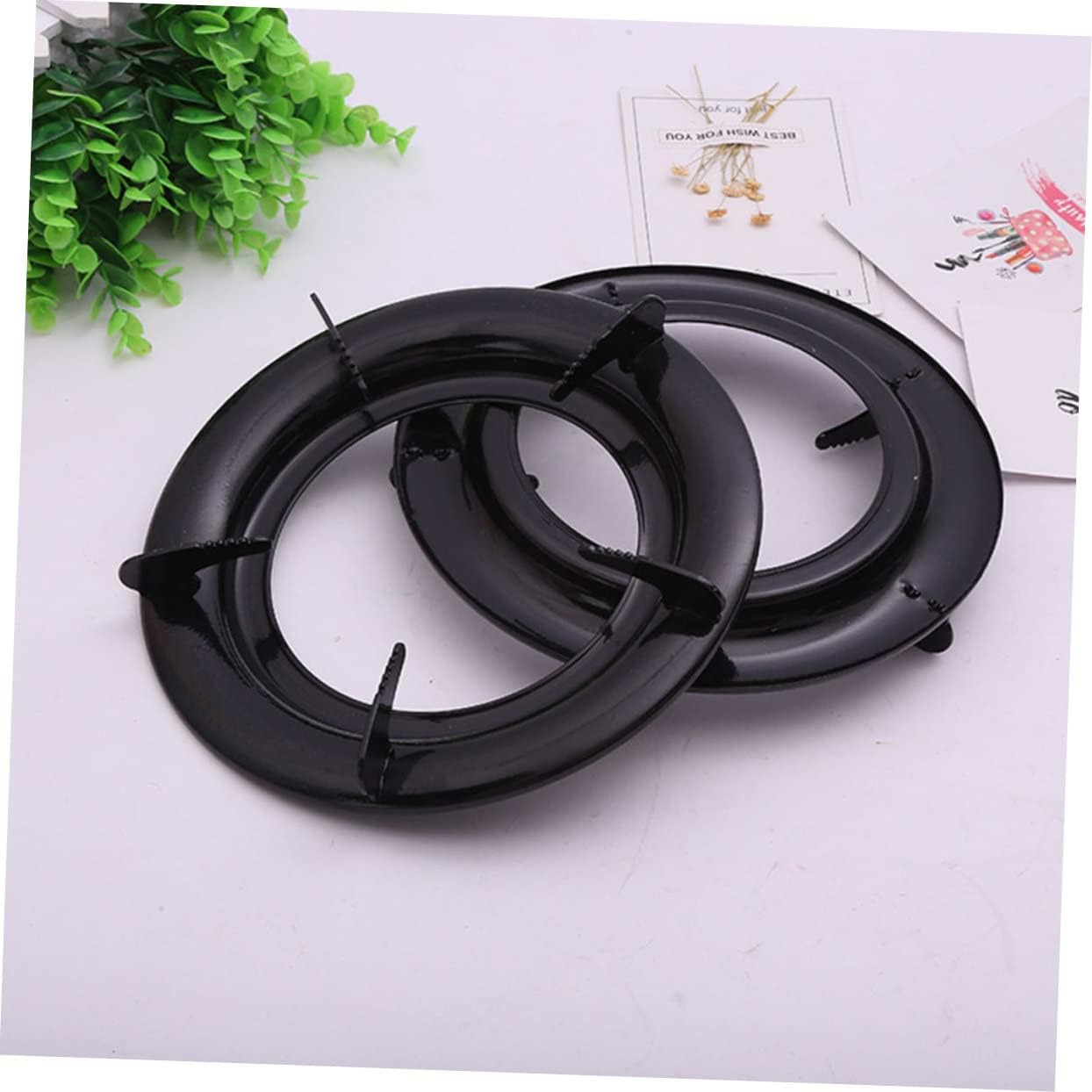 3pcs Convenient Wok Ring Gas Stove Rack Replaceable Stove Grate Iron Material for Kitchen Supplies Hotel Restaurant