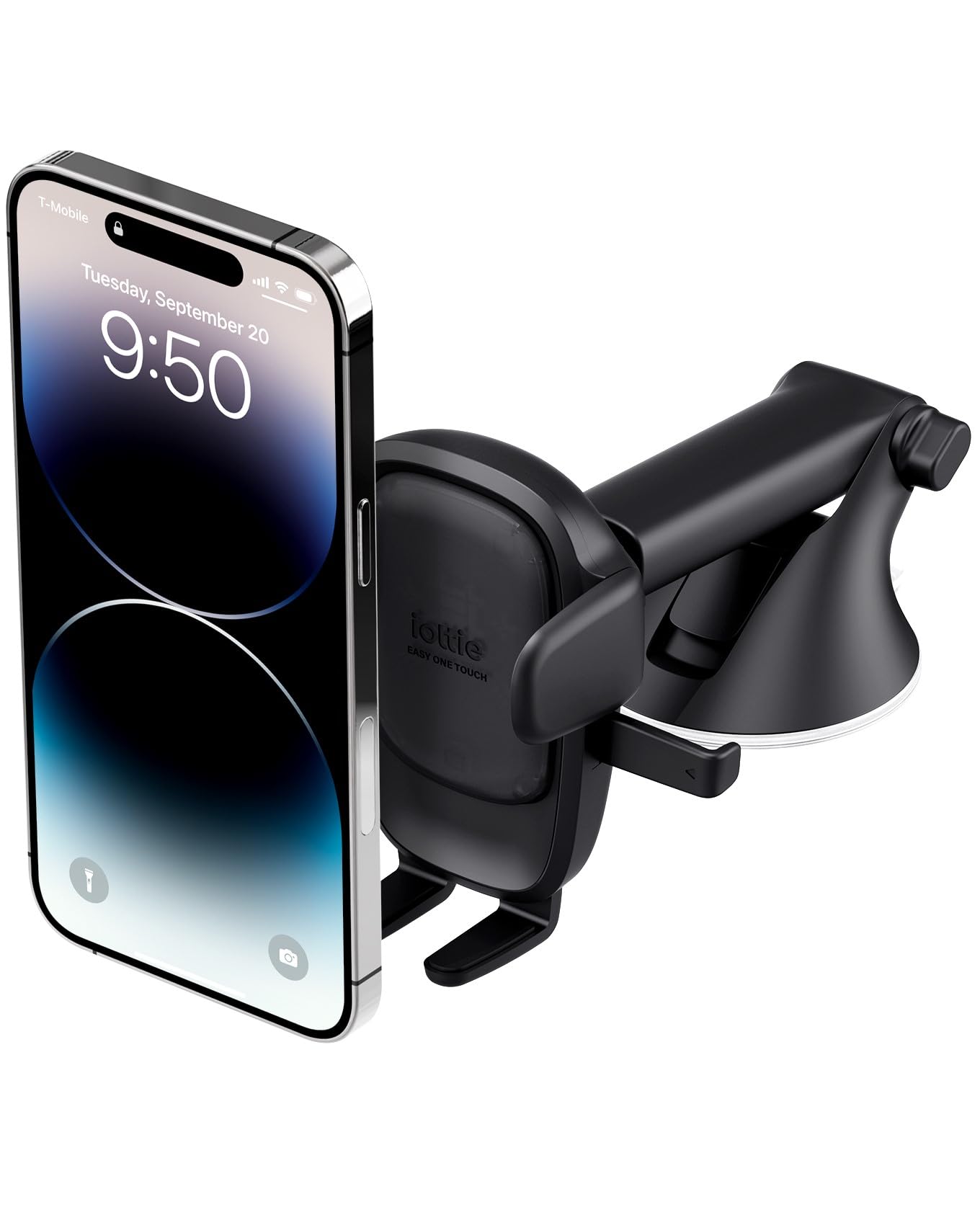 iOttie Easy One Touch 6 Dashboard & Windshield Mount | universelle KFZ-Handyhalterung | Befestigung über Saugnapf auf Armaturenbrett oder Windschutzscheibe | Easy One Touch Funktion
