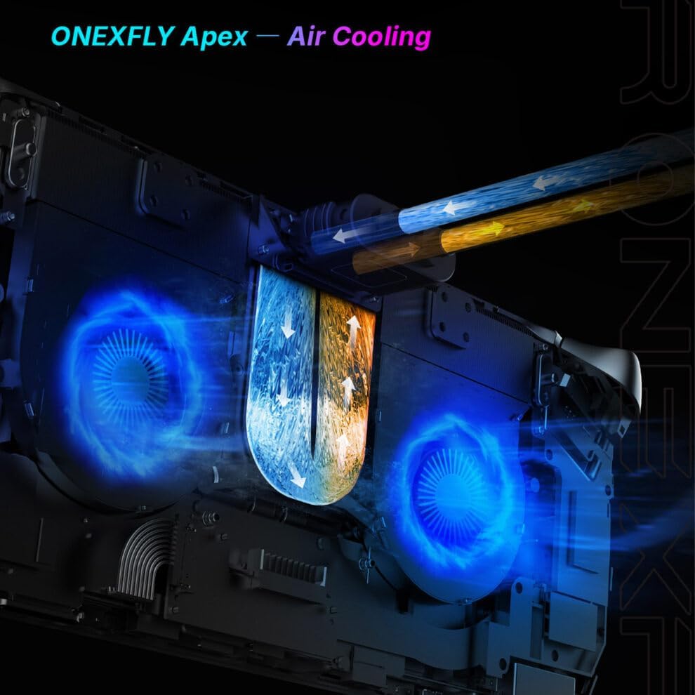 ONEXPLAYER ONEXFLY APEX Gaming Handheld PC | AMD Ryzen AI Max+ 395 | 48GB LPDDR5X RAM | 1TB PCIe 4.0 SSD | 8" 120Hz VRR H-IPS Display | 85Wh Swappable Battery | Windows 11 | Portable Gaming Console