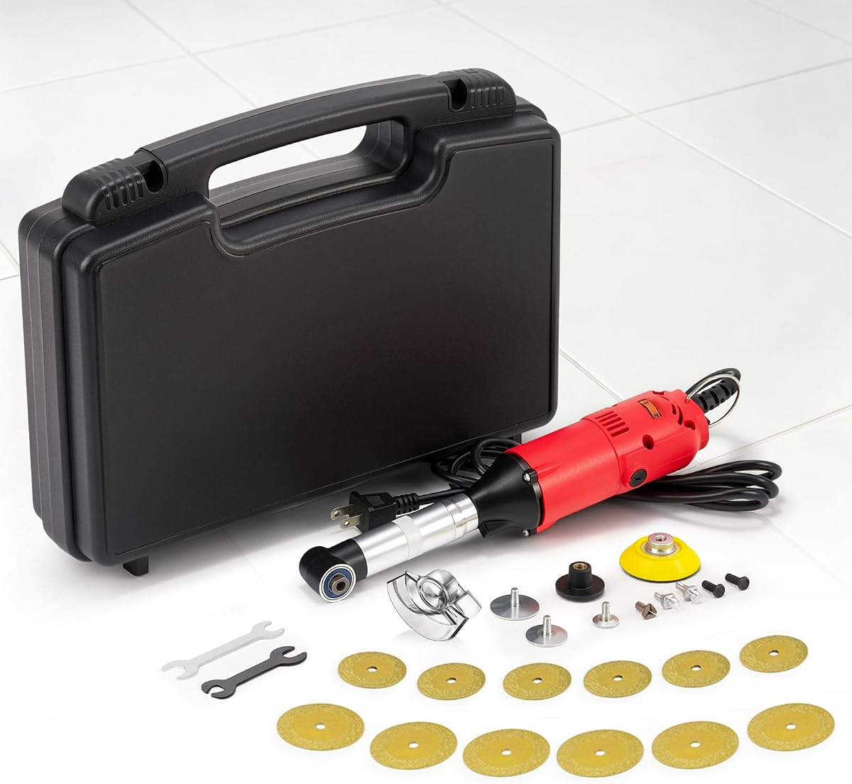 CGOLDENWALL Electric Tile Floors Grout Cleaner Machine