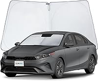 Vista 12 de CLIM ART Parasol para parabrisas para Toyota RAV4 2019-2025, parasol plegable de ajuste personalizado, protector solar del vehículo, cubierta