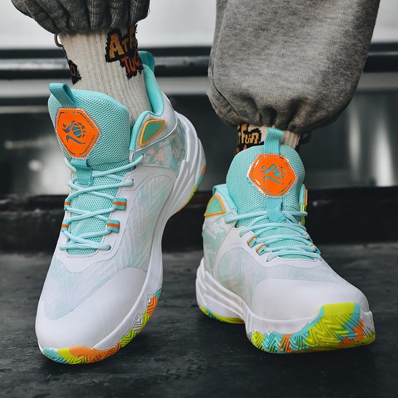 Basketball Shoes for Women Fashion High Top Athletic Sneakers Lightweight Volleyball Shoes Walking Running Outdoor Sport Shoes - Image 3