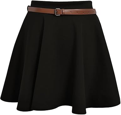 black skater skirt size 14