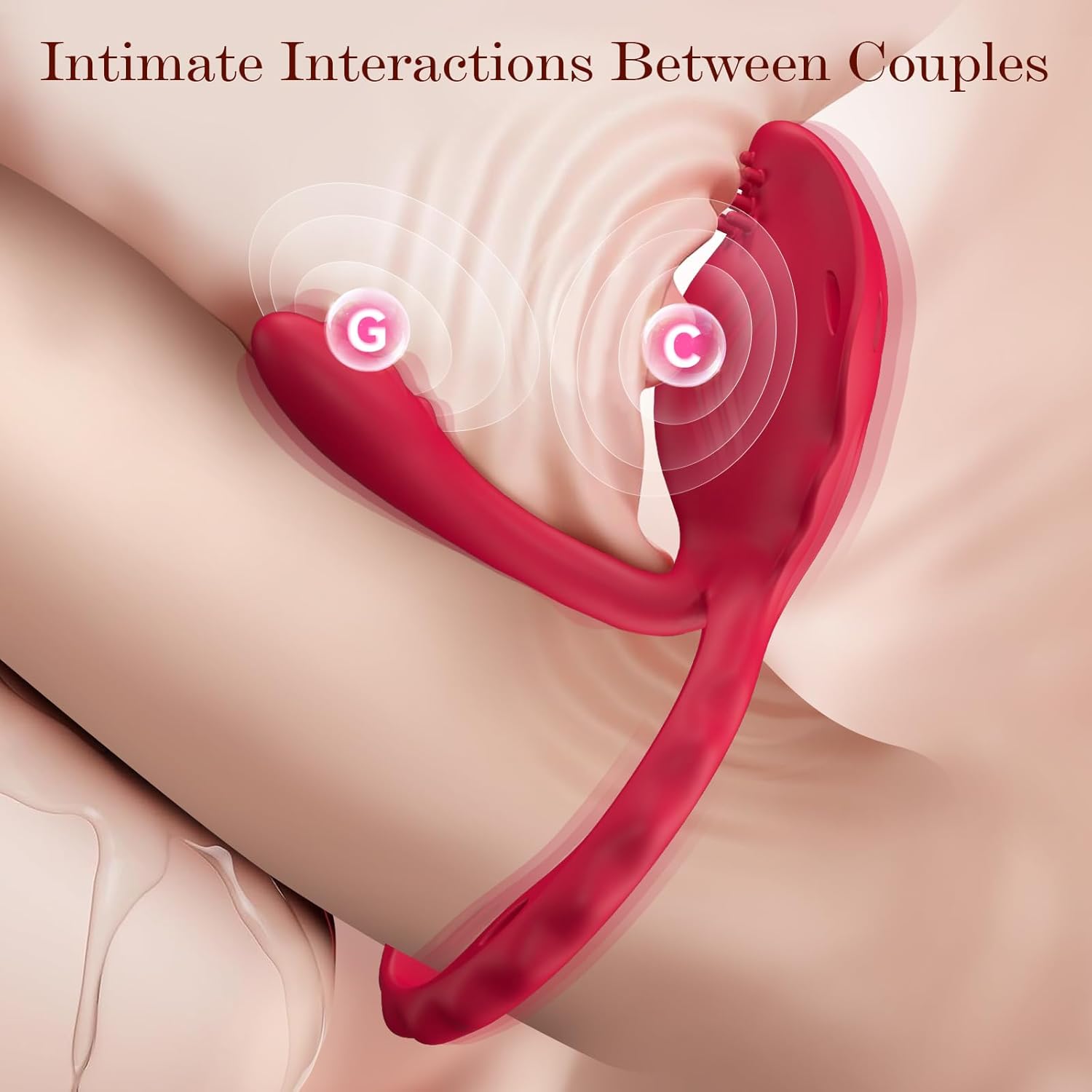 Sex Toys Nipple Clamps Vibrator - Vibrating Panties Couples Womens Sex Toys Wearable Panty Vibrator Vibrating Cock Ring with 10 Vibration Modes - Remote Control Vibrator Nipple Toys Adult Rose Toy