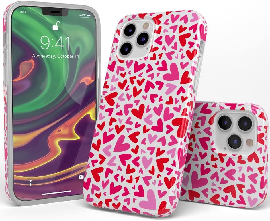 Casely iPhone 12 Pro Max Case | XOXO | Candy Hearts | Classic Ultra Slim Design