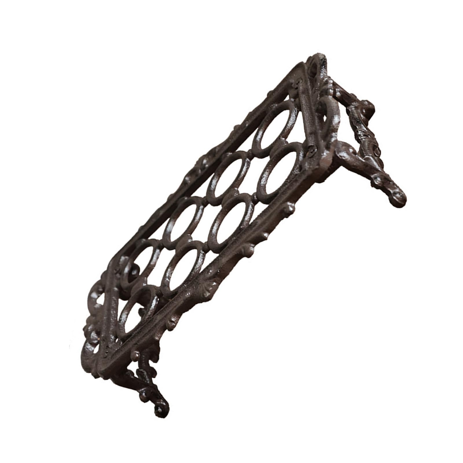 Easy Cleaning Surfaces Cast Iron Rooster Eggs Holder Retro Design Farmhouses Kitchens Counter Organizers Storage Rack Retro Rack