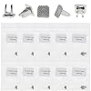 Bite Turbos Opener Bite-Builder Wings Tongue Tamers Bondable Hinge Lingual Rest Tongue Crib (100 Pieces)