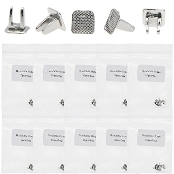 Bite Turbos Opener Bite-Builder Wings Tongue Tamers Bondable Hinge Lingual Rest Tongue Crib 100 Pieces