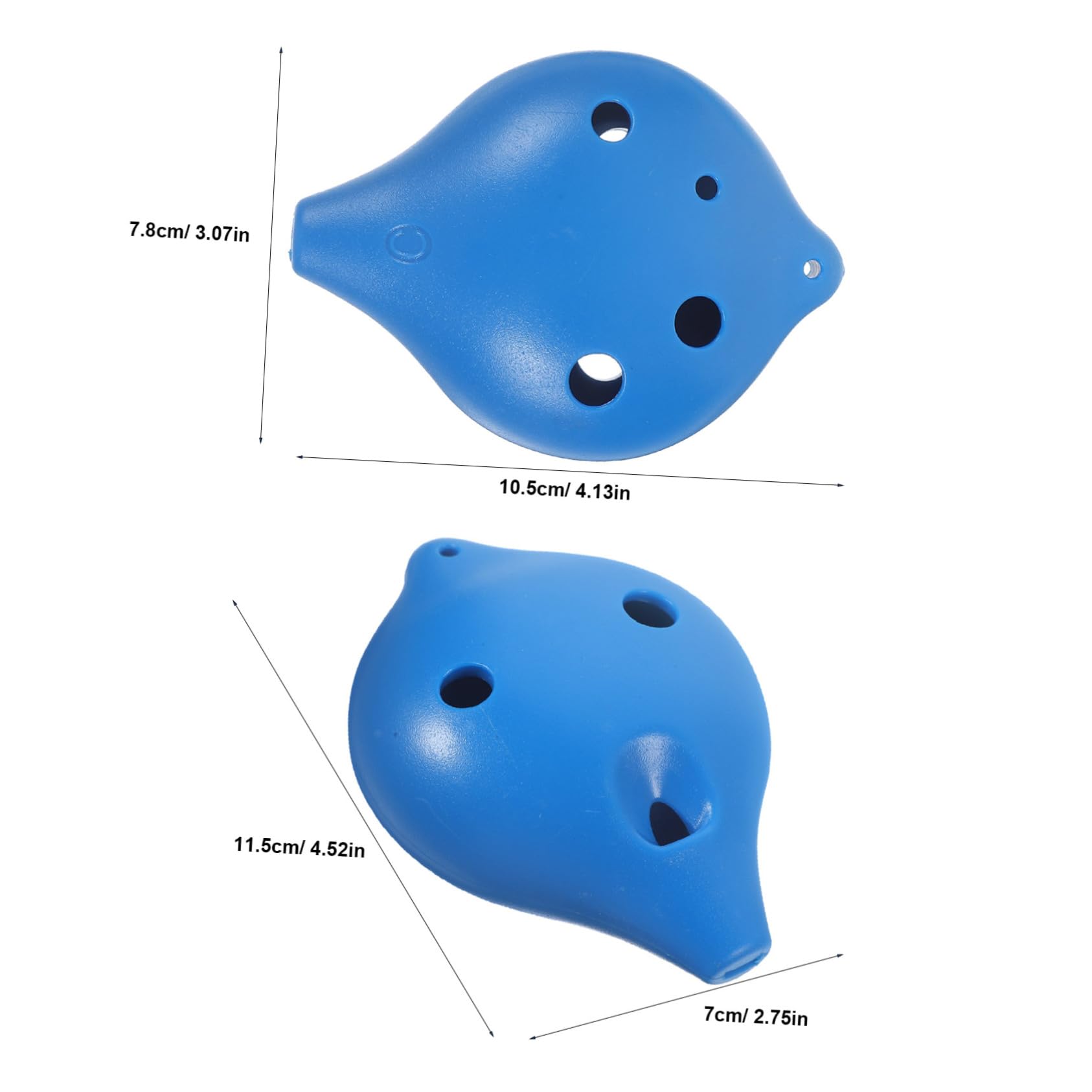 Holibanna 2pcs Small Ocarina for Beginners Portable Musical Instrument for Students Lightweight Ocarina for Easy Learning and Practice