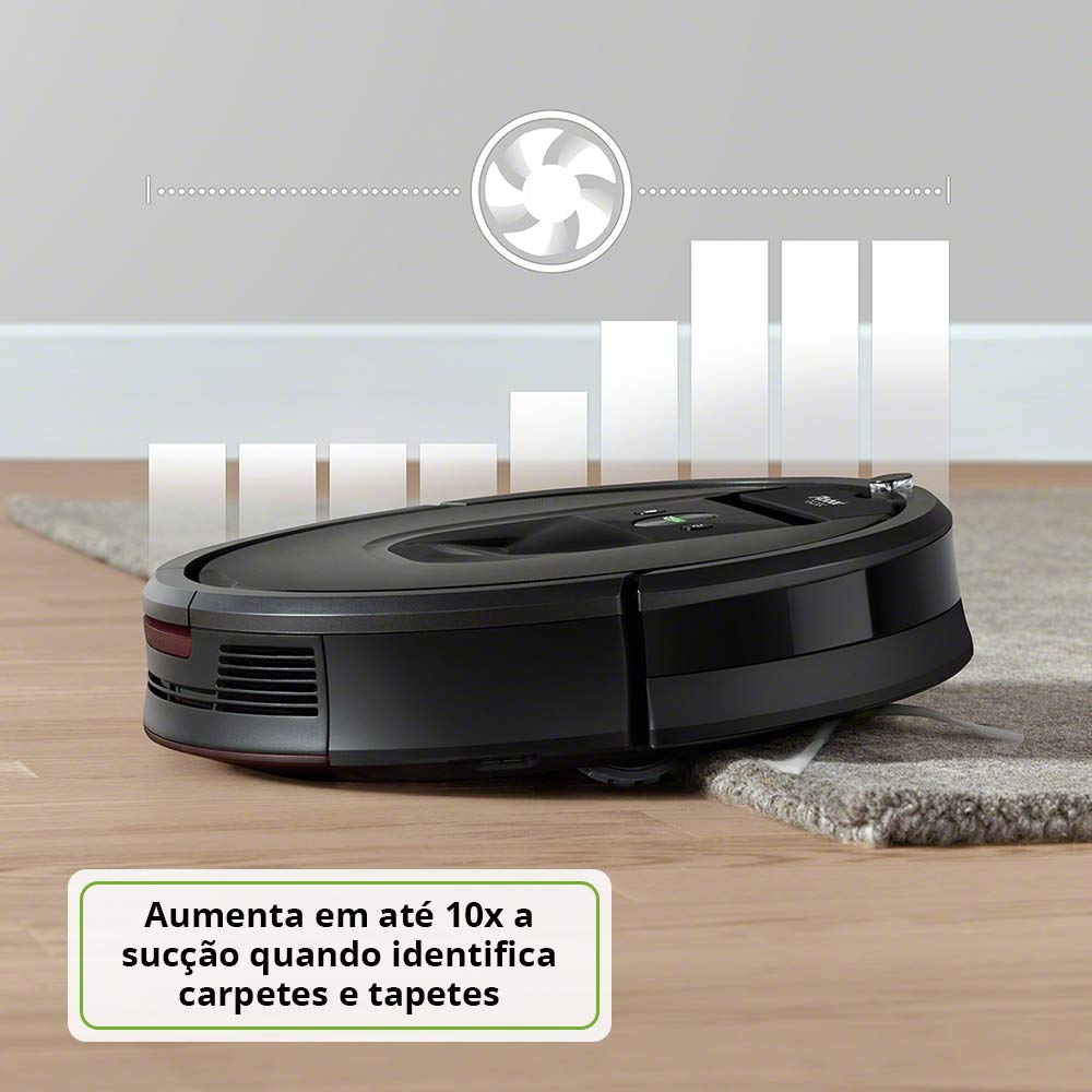 iRobot Roomba 980 ブラック Roomba 980 - Robô Aspirador De Pó Inteligente Bivolt Irobot