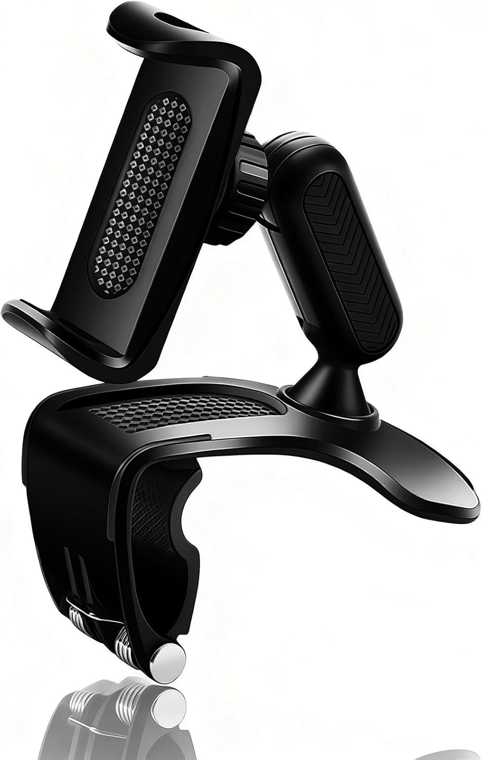 Car Phone Holder Mount, 360 Degree Rotation Dashboard Phone Holder, Black