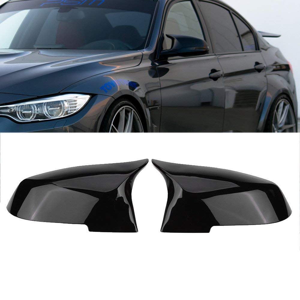 Calotte Specchietti Retrovisori Per BMW F20 F30 F32 - Nero Brillante, ABS, Set 2 Pezzi - Foto 2