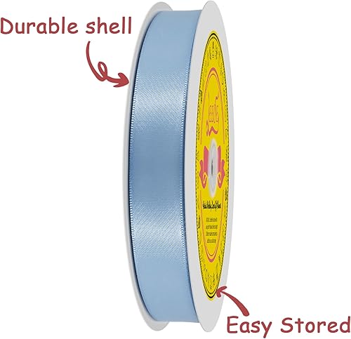 Miniatura 1307 de Cinta de satén verde esmeralda de doble cara de 1-1/2 pulgadas x 50 yardas, cinta de poliéster verde esmeralda para envolver regalos, muy adecuada