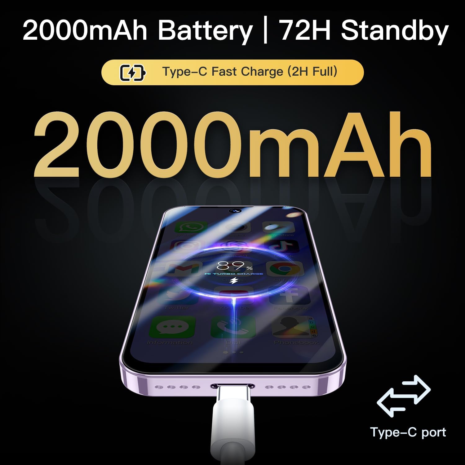 4G Unlocked Mini Smartphone, Suitable for Kids and Students, 3.88-Inch HD Touch Screen Mini Phone, 4GB+64GB Storage, Dual SIM Card & Facial Recognition, Lightweight Backup Phone(Beige)