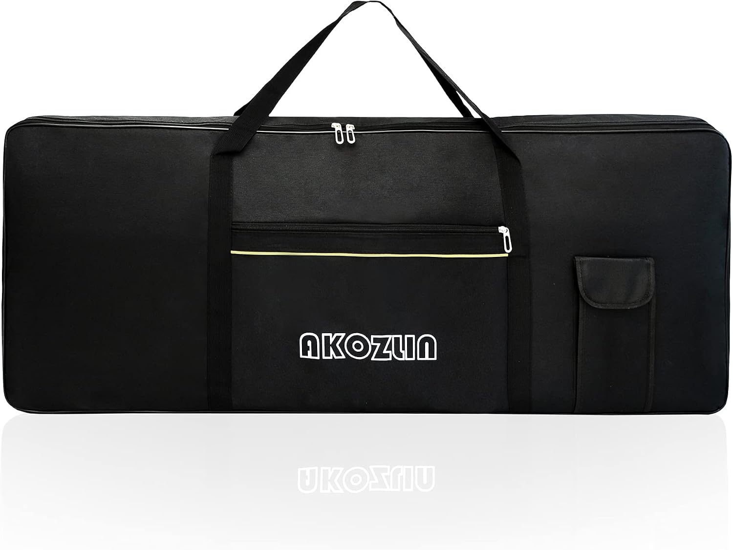 AKOZLIN 76 Portable Padded Keyboard Case Bag,Update Version Electric Piano Keyboard Gig Bag 46"x5.3"x18.8"