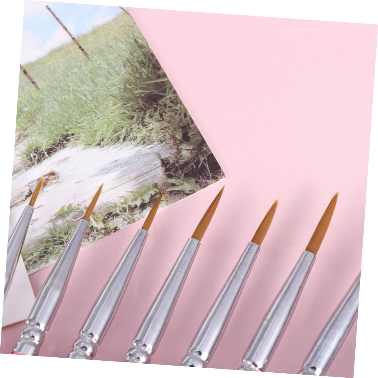 STOBOK 3juegos Pinceles De Pelo De para Pintura Detallada Pinceles para Acuarela y Óleo para Artistas y Estudiantes