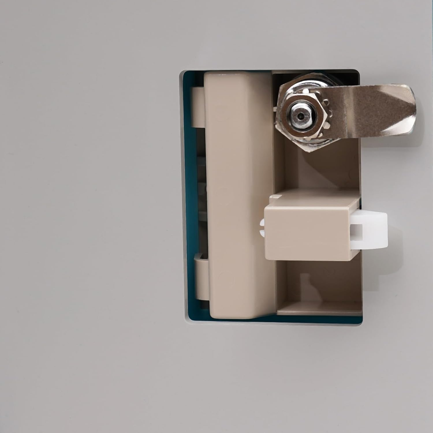 Lockable Storage Cabinet 19" with Keys | Great for Kids, Home, School, Office or Outdoor | Toy Box, Footlocker, Bedside Dresser/Nightstand, Sports or Gym (Blue)