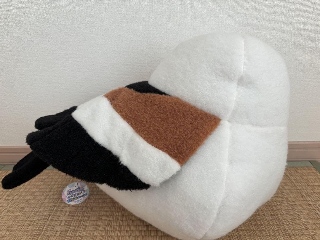 Amazon.co.jp: ふわぽわ シマエナガ 超BI G ぬいぐるみ : おもちゃ