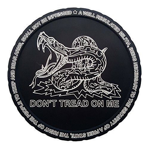 DipLidz Engraved snuff lid Don't Tread On me (2) (Black, 5600-Copenhagen FIBER BOARD