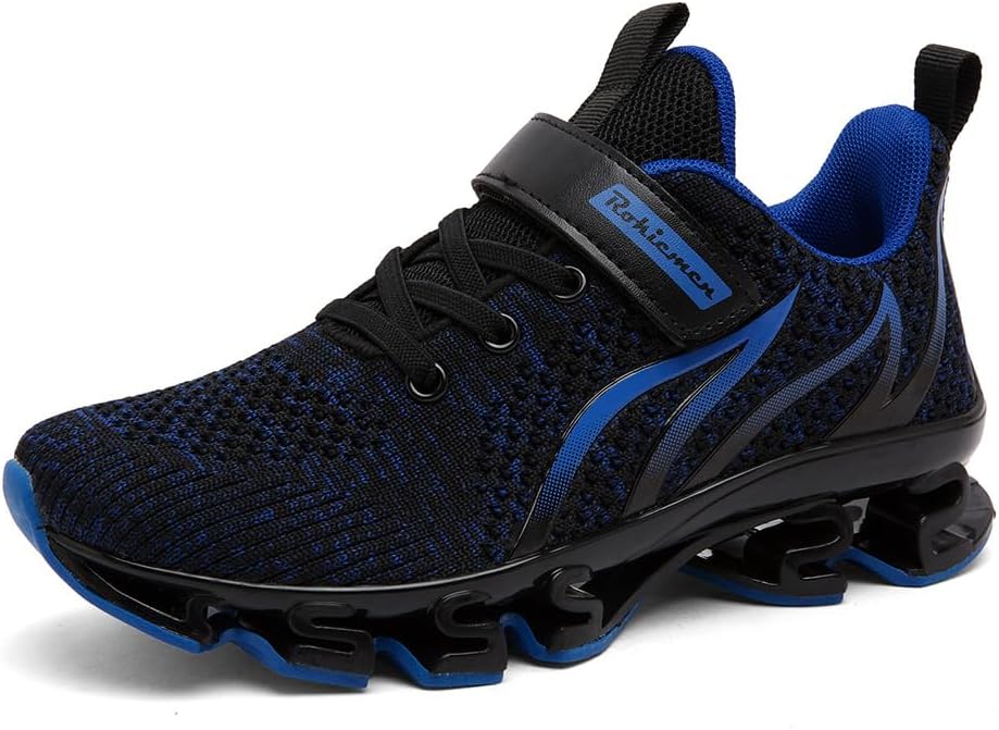 Boys Sneakers Kids Running Shoes Breathable Sports Shoes Outdoor Tennis Shoes Youth Athletic Casual Shoes Walking Shoes